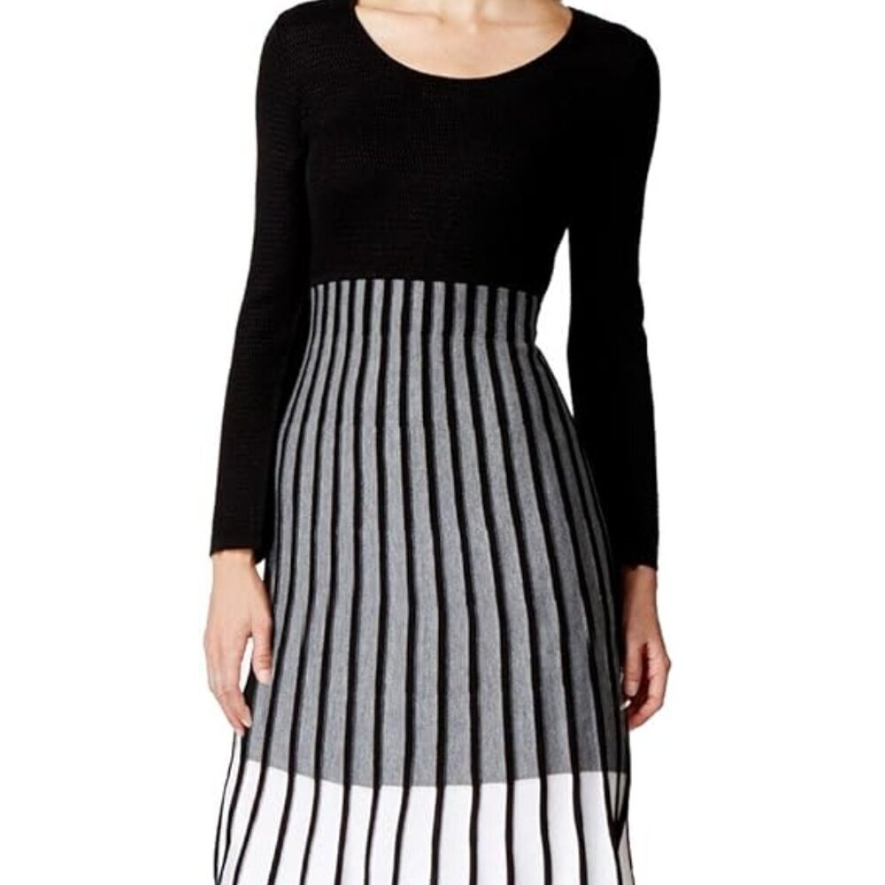 Calvin Klein Women's Long Sleeve Ombre Sweater Dress, Size 2X